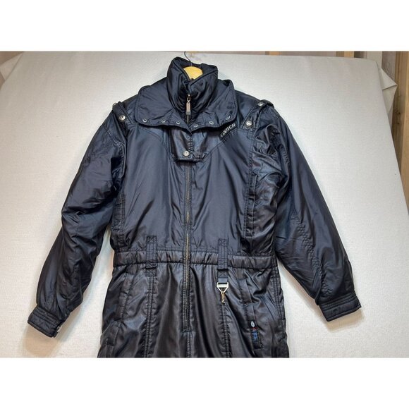 Coltech Women's One-Piece Insulated Snowsuit Long Sleeve Size 10 Black Zipper - Picture 5 of 12